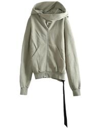 Rick Owens - Mountain Asymmetric Zip-Up Hoodie - Lyst