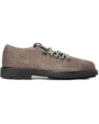 Paura - Lace-Up Suede Shoes - Lyst