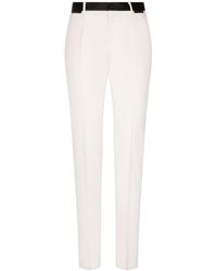 Dolce & Gabbana - Stretch Wool Tuxedo Pants - Lyst