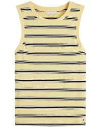 Tommy Hilfiger - Striped Cotton Tank Top - Lyst