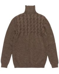 Maison Margiela - Cable-Knit Turtleneck Jumper - Lyst