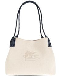 Etro - Medium Canvas Libra Tote Bag - Lyst