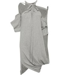 Pushbutton - Asymmetric Draped Dress - Lyst