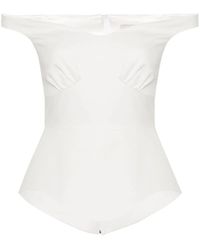V:PM ATELIER - Top Corynne Con Spalle Scoperte - Lyst