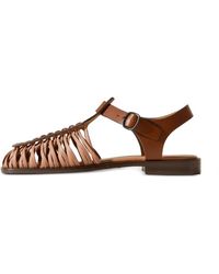 Hereu - Alaro Square-Toe Caged Sandals - Lyst