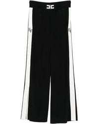 Elisabetta Franchi - Hose mit Logo - Lyst