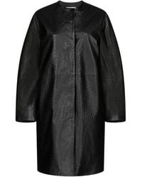 Loulou de Saison - Yari Single-Breasted Collarless Coat - Lyst