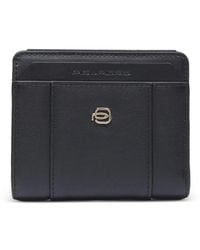 Piquadro - Logo Bifold Wallet - Lyst