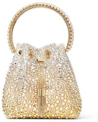 Jimmy Choo - Bon Bon Beuteltasche Mit Kristallen - Lyst