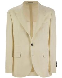 Brunello Cucinelli - Notch-Lapel Single-Breasted Blazer - Lyst