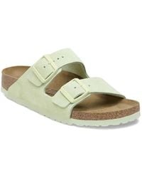 Birkenstock - Arizona Double-Buckle Suede Sandals - Lyst