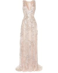 Saiid Kobeisy - Embroidered Maxi Dress - Lyst
