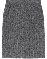 Aspesi - Minijupe Crayon En Maille Chinée - Lyst