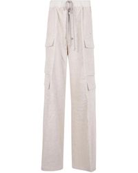 Rick Owens - Concordians Drawstring Cargo Trousers - Lyst