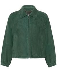 Weekend by Maxmara - Wkdzuppa Suede Zip-Up Jacket - Lyst