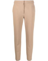 Max Mara - Mid-Rise Cropped Trousers - Lyst