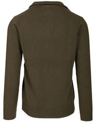 Al Duca d'Aosta - Zip-Fastening Sweater - Lyst
