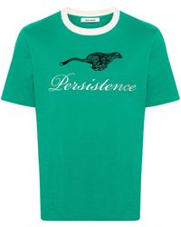 Wales Bonner - T-shirt Resilience in cotone biologico - Lyst