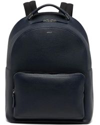 Bally - Capitol Grained-Leather Backpack - Lyst