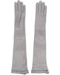 ARMARIUM - Buckle-detail Elbow-length Leather Gloves - Lyst