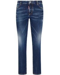 DSquared² - Faded Slim-Cut Jeans - Lyst
