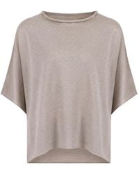 Dusan - Fine-Knit Asymmetric T-Shirt - Lyst