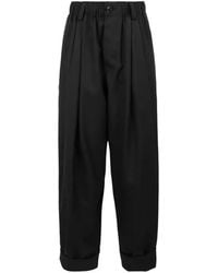 Marni - Pantalones Con Pliegues Y Dobladillo Vuelto - Lyst