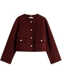 Tommy Hilfiger - Flap-Pockets Buttoned Jacket - Lyst
