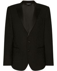 Dolce & Gabbana - Martini-fit Jacquard Wool Tuxedo Suit - Lyst