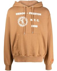 Heron Preston - Felpa Con Stampa Grafica - Lyst