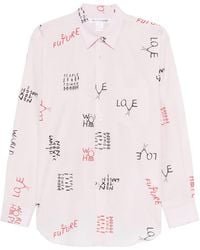 Comme des Garçons - Letters-Print Shirt - Lyst