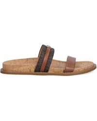 MICHAEL Michael Kors - Logo-plaque Sandals - Lyst