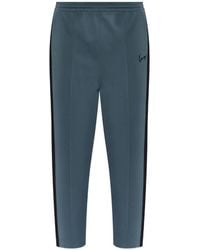 KENZO - Logo-Embroidered Side-Stripe Track Pants - Lyst