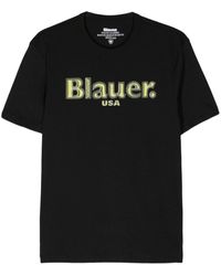 Blauer - Camiseta con logo estampado - Lyst