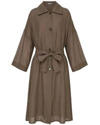 Club21 Collection - Margaux Habutai Silk-Blend Coat - Lyst