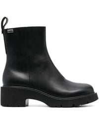 Camper - Milah 75Mm Leather Ankle-Boots - Lyst