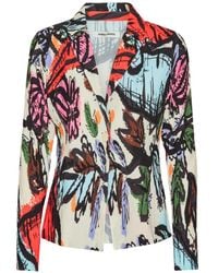 Henrik Vibskov - Plissé Floral Jacket - Lyst