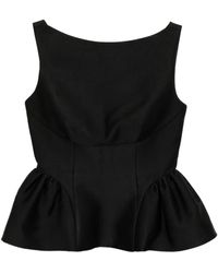 Roland Mouret - Taffeta Top - Lyst