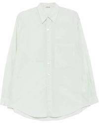 AURALEE - Camicia Con Taschino - Lyst