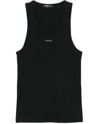 Mugler - Ribbed Scoop-Neck Tank Top - Lyst