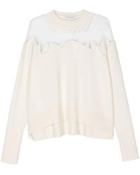 Viktor & Rolf - Semi-Sheer Panel Sweater - Lyst