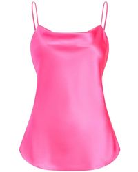 Cinq À Sept - Marta Cowl-Neck Silk Camisole - Lyst
