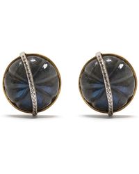 Akansha Sethi - クラウド ダイヤモンドピアス 14kイエローゴールド - Lyst