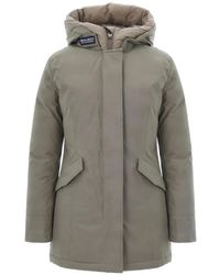 Woolrich - Hooded Padded Parka Coat - Lyst