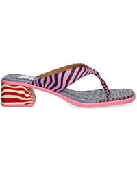 Camper - Twins Zebra-Print Sandals - Lyst
