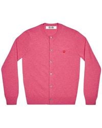 Comme des Garçons - Heart-Patch Cardigan - Lyst