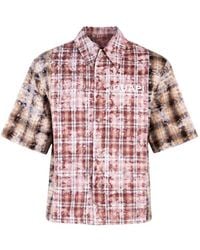 GUAPI - Eclipse Rhinestone-Embellished Plaid Shirt - Lyst