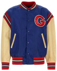 Golden Goose - Patch Detail Nylon Bomber Jacket - Lyst