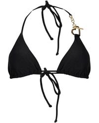 Moschino - Heart-Motif Chain-Link Bikini Top - Lyst