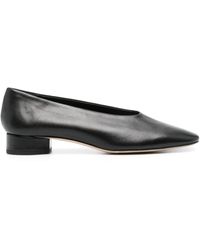 Aeyde - Delia 25mm Leather Pumps - Lyst